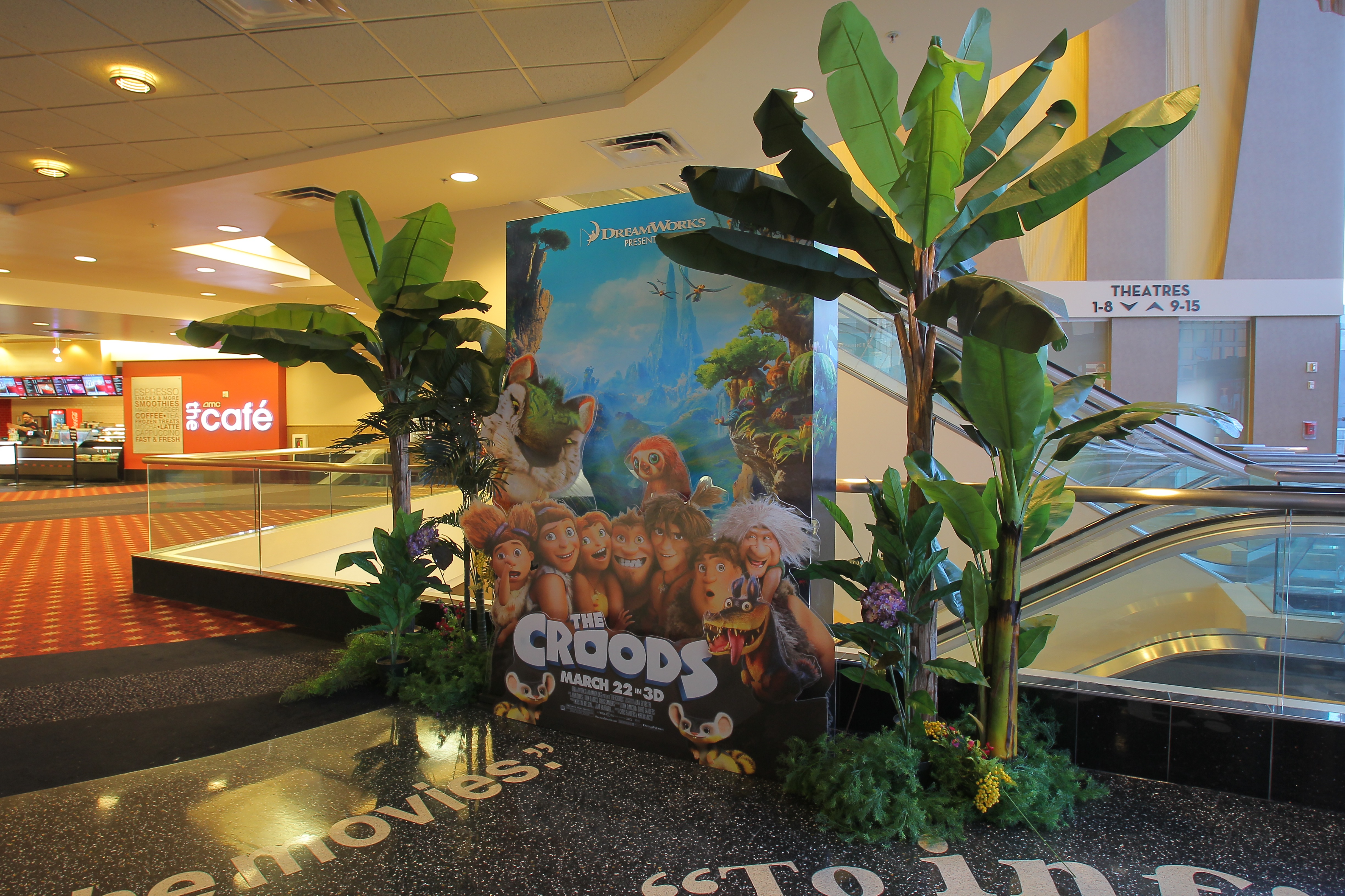 THE CROODS special 4 layer display at th AMC Century City 15.