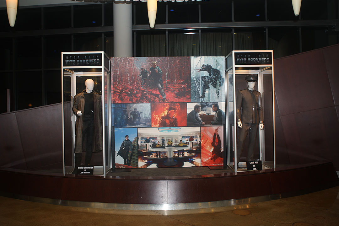 STAR TREK costume exhibit at the ArcLight Sherman Oaks Cinemas.