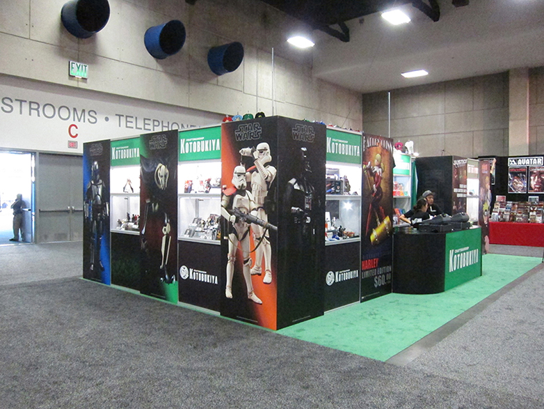 Another angle of the T3 booth.