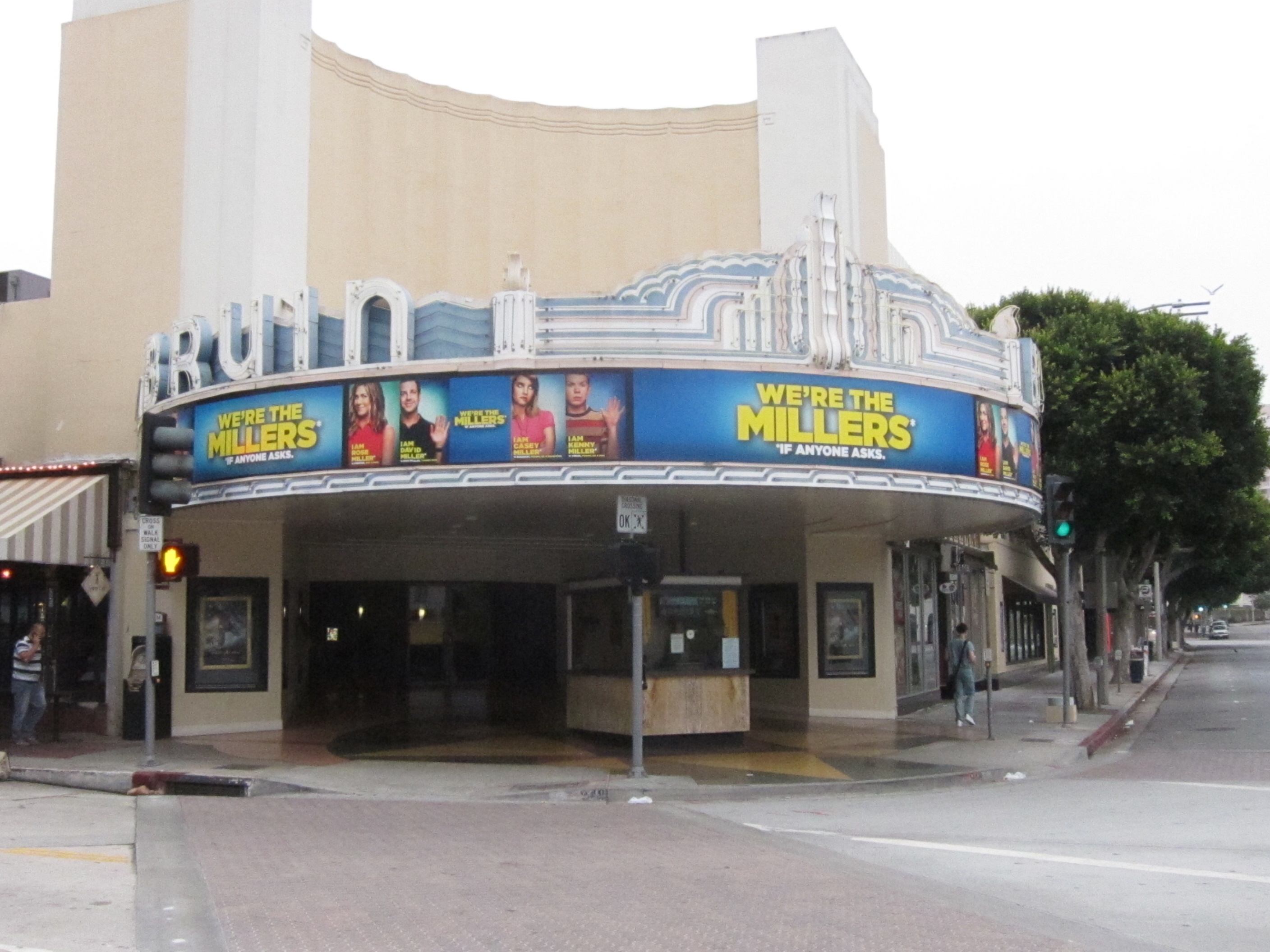Custom marquee for WE'RE THE MILLERS at the Regency Bruin Theatre in Westwood.