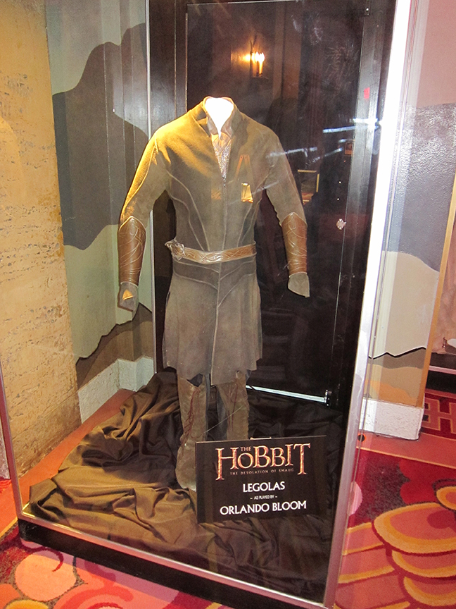 A costume worn by Orlando Bloom in THE HOBBIT: THE DESOLATION OF SMAUG.