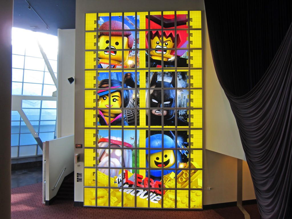 Entertainment Lego at Arclight Hollywood Backlit Graphics